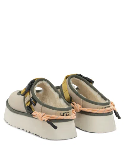 Ugg Mini Gorpcore Mary Jane Shoes With Adjustable Strap In Multi