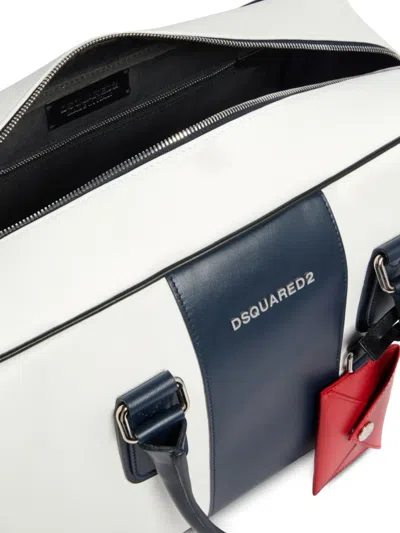 Dsquared2 行李袋 In Bianco+blu+rosso