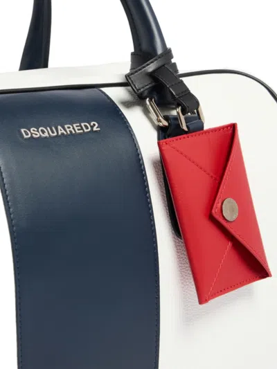 Dsquared2 行李袋 In Bianco+blu+rosso