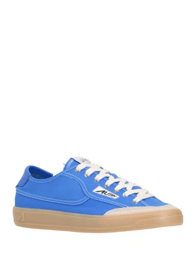 Autry Windscape Low Leather Sneaker In Blue