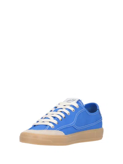 Autry Windscape Low Leather Sneaker In Blue