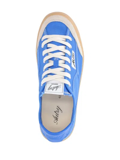 Autry Windscape Low Leather Sneaker In Blue