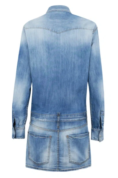 Dsquared2 Dress In Blue