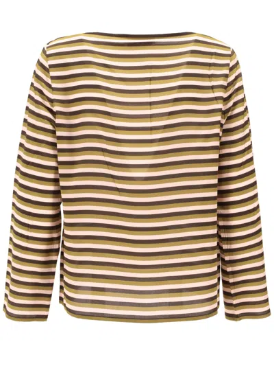Miu Miu Top Cdc Righe In Multi