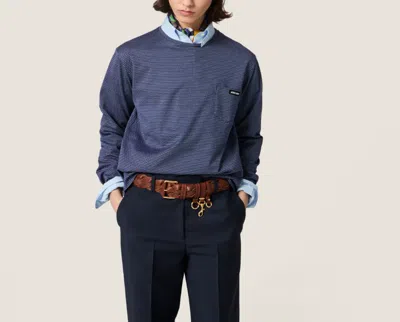 Miu Miu Jersey In Blue