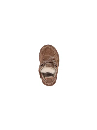 Ugg Stylish Boot-style Sneakers With Plush Lining In Brown