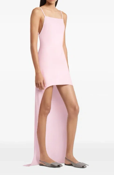 Courrèges 露背绉纱长连衣裙 In Multi