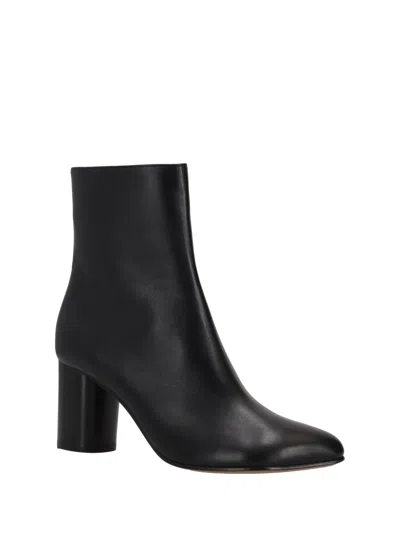 Niccolò Pasqualetti Obliqua Leather Ankle Boots In Black