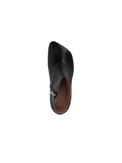 Niccolò Pasqualetti Obliqua Leather Ankle Boots In Black