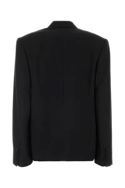 Dries Van Noten Sophisticated Wool Blend Jacket For Women In Black