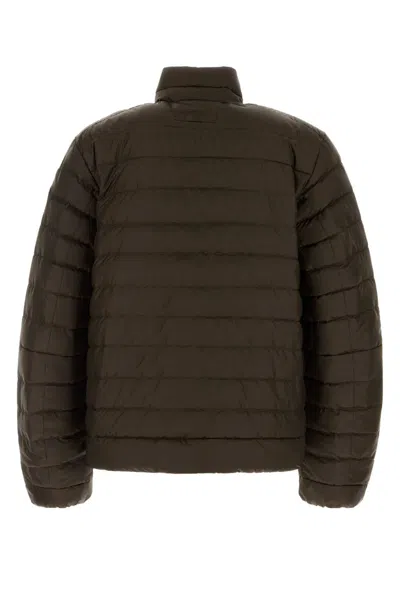 Canada Goose Nylon Down Jacket In Brown
