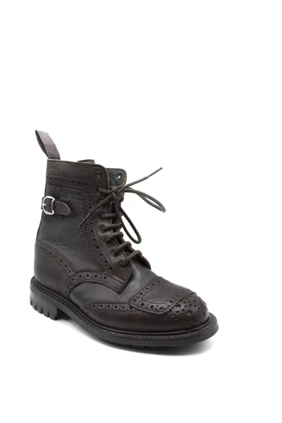 Tricker's 骗子's 短靴 深棕色 In Brown