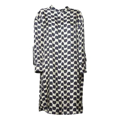 S Max Mara Abito Pinza In Blu/beige