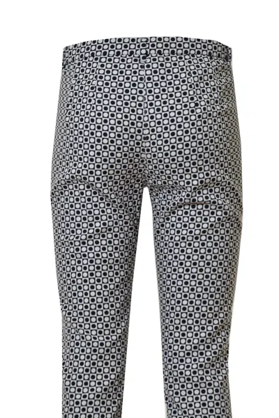 S Max Mara Trousers White In Purple