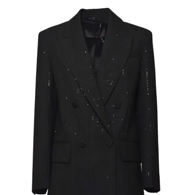 Max Mara Jackets In Black