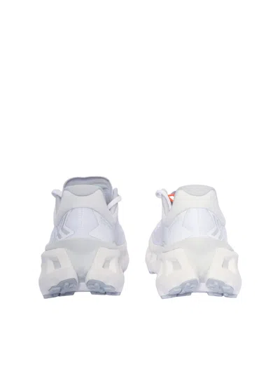 X-bionic White Silver Grey Terraskin Sneakers In White