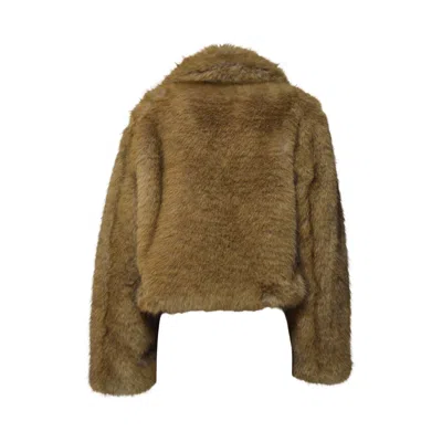 Msgm Coats In Brown