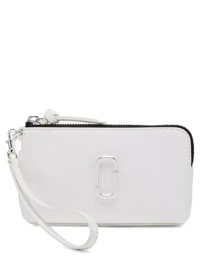 Marc Jacobs Mini Leather Wrist Clutch In White