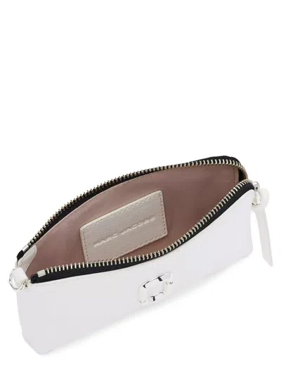 Marc Jacobs Mini Leather Wrist Clutch In White