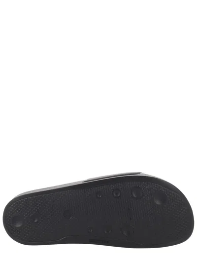 Msgm Slide Con Logo In Black