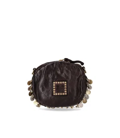Campomaggi Priscilla Dark Brown Crossbody Bag In Brown