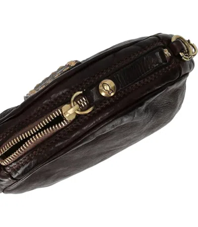 Campomaggi Priscilla Dark Brown Crossbody Bag In Brown