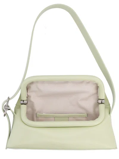 Osoi Folder Brot Rectangular Padded Shoulder Bag In Green