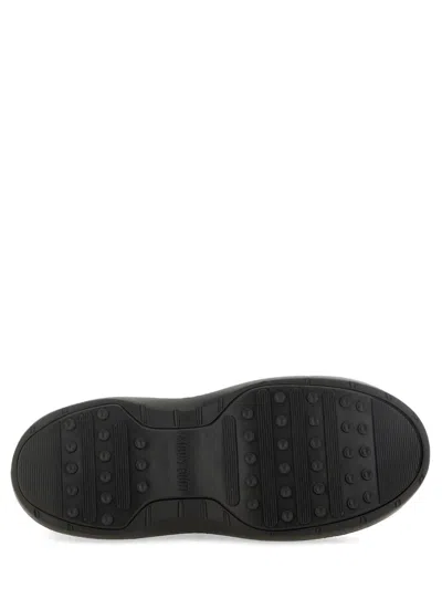 Moon Boot Mezzaluna Suede Ankle Boots Pull Tab In Black