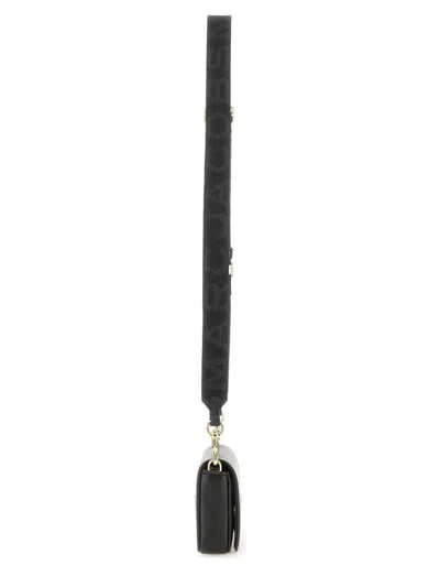 Marc Jacobs Mini Crossbody Bag Textured Finish Strap In Black