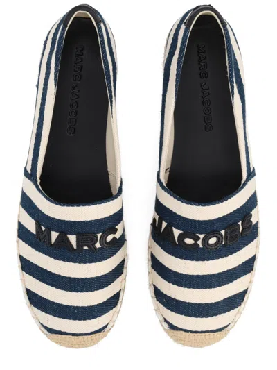 Marc Jacobs Espadrilles Jute Sole Round Toe Striped In Multicolour