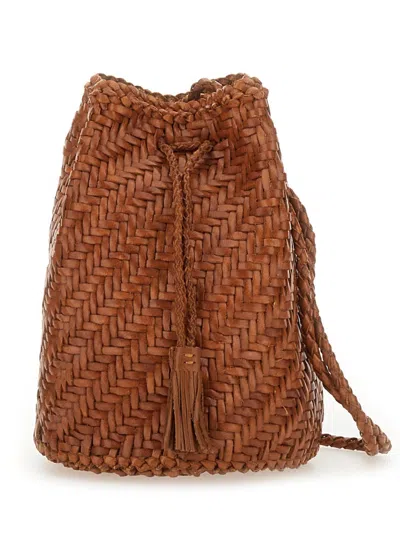 Dragon Diffusion 龙扩散 Borsa“绒球双跳棕褐色” In Buff