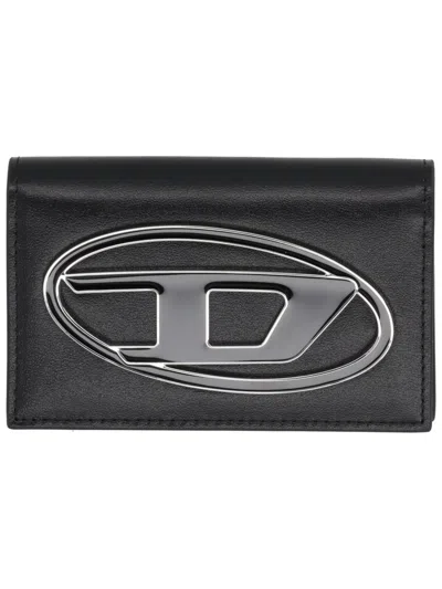 Diesel Multicolour Pmu Wallet In Black