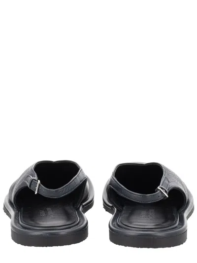 Studio Nicholson 凉鞋“露跟鞋” In Black