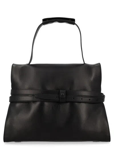 Moschino Borsa "tie Me" Medium In Black