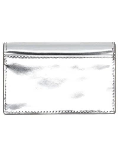 Diesel Multicolour Pmu Wallet In Silver