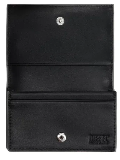 Diesel Multicolour Pmu Wallet In Silver
