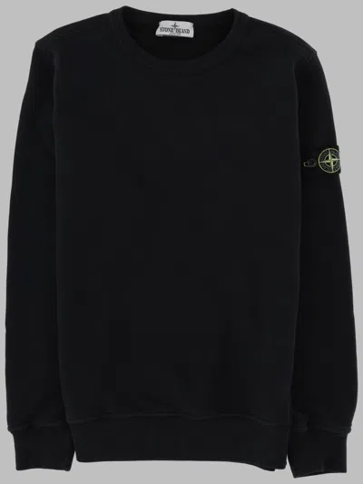 Stone Island Kids Mini Ribbed Neckline Sweatshirt For Boys In Multi