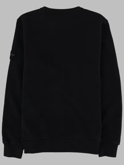 Stone Island Kids Mini Ribbed Neckline Sweatshirt For Boys In Multi