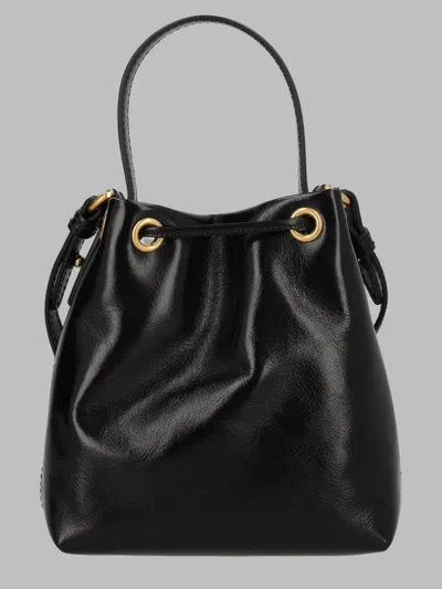 Balmain Borsa A Secchiello "pulse" Mini In Black