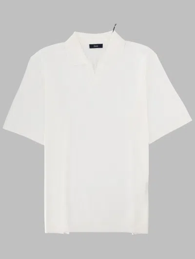 Herno Polo In Cotone In White