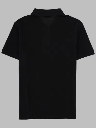 Balmain Polo Con Logo In Black