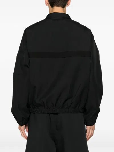 Stussy Zip-up Panelled Jacket In Black