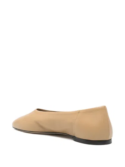 Totême Toteme Pre Slip Leather Ballets In Pattern