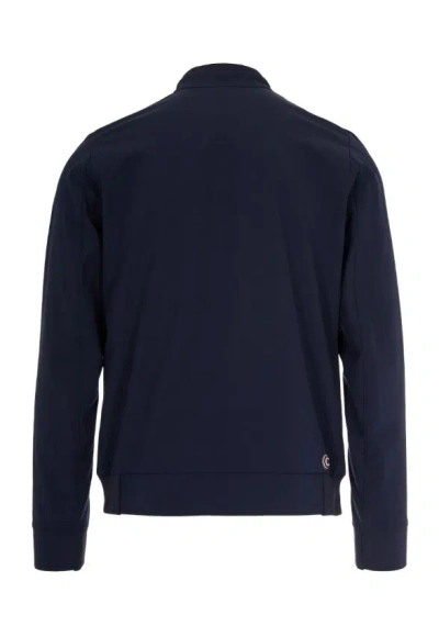 Colmar Biker Jacket Softshell In Blue