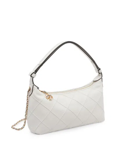 Tory Burch Fleming 皮革手拿包 In Ecru