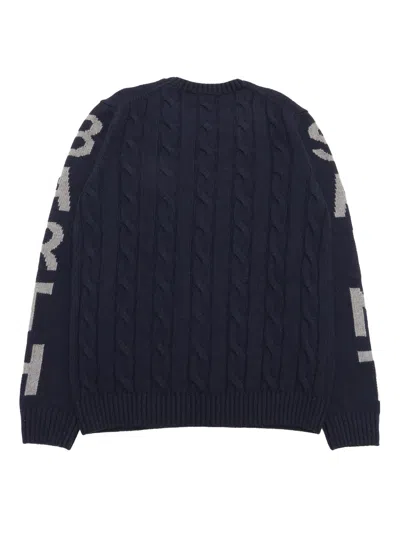 Mc2 Saint Barth Crewneck Sweater In Blue
