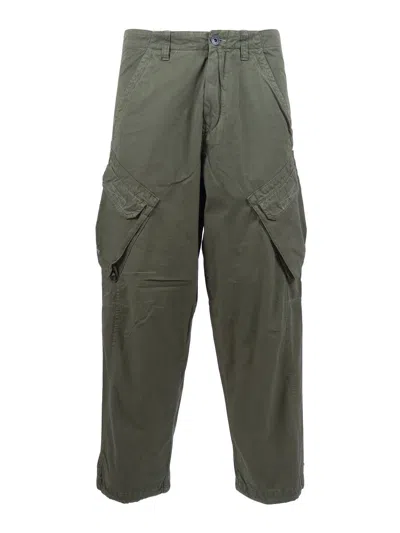 Murphy & Nye Olivine Marine Relaxed Cargo Straight-leg Pants In Gray