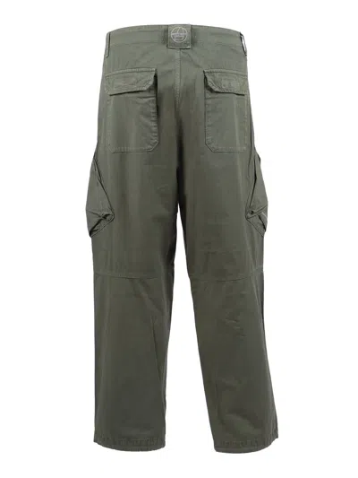 Murphy & Nye Olivine Marine Relaxed Cargo Straight-leg Pants In Gray