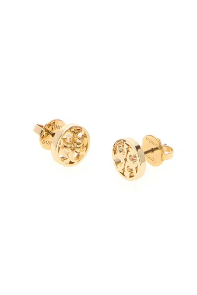 Tory Burch 金色金属图标耳环 In Gold
