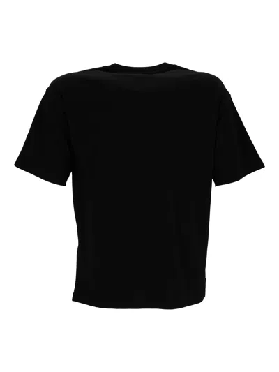 Diesel Essentials Man T-shirt Black Size L Cotton In Blue